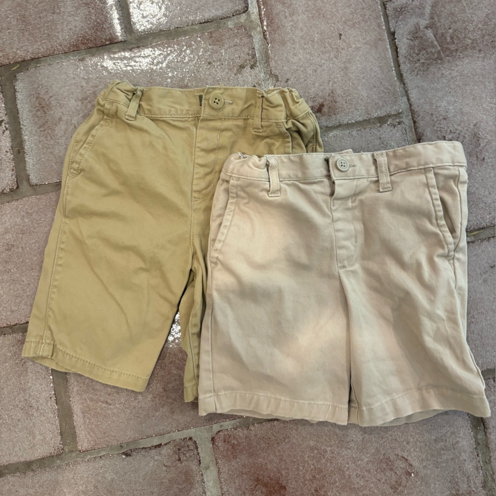 2 pairs Khaki boys Shorts